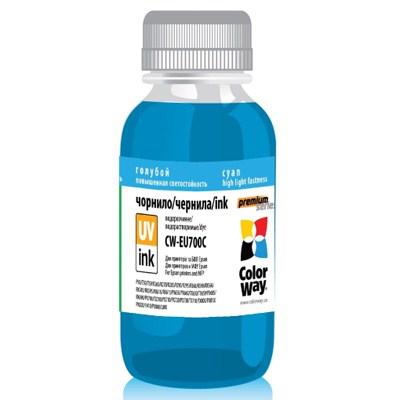 Чорнило ColorWay Epson UV P50/PX700 Cyan (EU700C01)