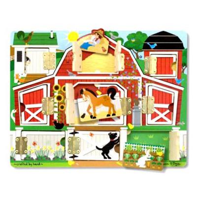 Розвиваюча іграшка Melissa&Doug Доска с окошками Ферма (MD14592) Розвиваюча іграшка Melissa&Doug Доска с окошками Ферма (MD14592)