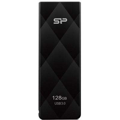 USB флеш накопичувач Silicon Power 128GB Blaze B20 Black USB 3.0 (SP128GBUF3B20V1K)