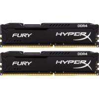 Модуль пам'яті для комп'ютера DDR4 8GB (2x4GB) 2666 MHz Fury Black Kingston Fury (ex.HyperX) (HX426C15FBK2/8)