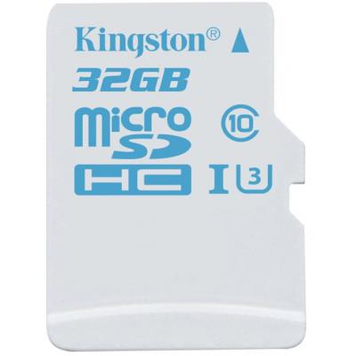 Карта пам'яті Kingston 32GB microSDHC class 10 UHS-I U3 (SDCAC/32GBSP)
