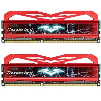 Модуль пам'яті для комп'ютера DDR3 16GB (2x8GB) 2400 MHz Thunderbird Series-Red Apacer (DK.16GAT.KA8K2)