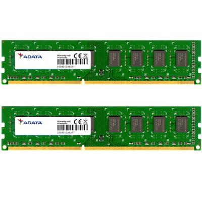Модуль пам'яті для комп'ютера DDR3 16GB (2x8GB) 1600 MHz ADATA (AD3U1600W8G11-2)