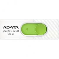 USB флеш накопичувач ADATA 32GB UV320 White/Green USB 3.1 (AUV320-32G-RWHGN)