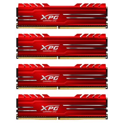 Модуль пам'яті для комп'ютера DDR4 16GB (4x4GB) 3000 MHz XPG Gammix D10 Red ADATA (AX4U3000W4G16-QRG)