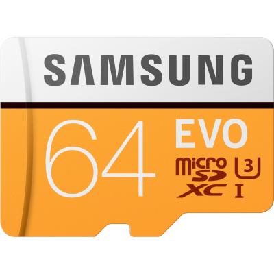 Карта пам'яті Samsung 64GB microSD class 10 UHS-I U3 Evo (MB-MP64GA/APC)