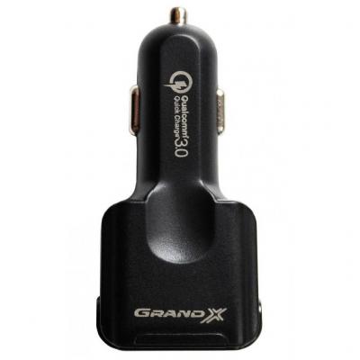 Зарядний пристрій Grand-X QС3.0 1xUSB,3xUSB 5V 4,8A+cable FM01BB USB/Micro (CH09BM)