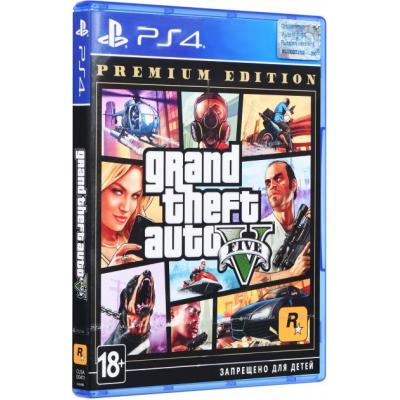 Гра SONY Grand Theft Auto V Premium Online Edition [Blu-Ray диск] (5026555426886)
