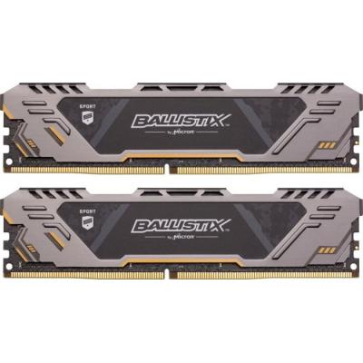 Модуль пам'яті для комп'ютера DDR4 16GB (2x8GB) 3200 MHz Ballistix Sport AT Micron (BLS2K8G4D32AESTK)