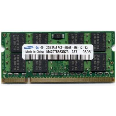 Модуль пам'яті для ноутбука SoDIMM DDR2 2GB 800 MHz Samsung (M470T5663QZ3-CF7)