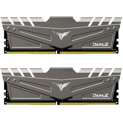 Модуль пам'яті для комп'ютера DDR4 32GB (2x16GB) 3200 MHz T-Force Dark Z Gray Team (TDZGD432G3200HC16CDC01)