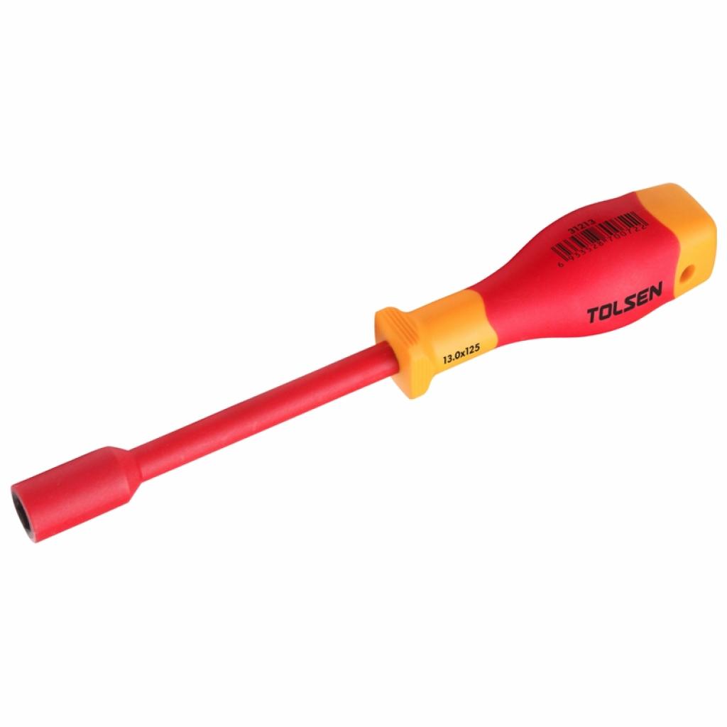 Викрутка Tolsen діелектрична VDE гайковерт 13х125 мм Premium (V31213) Викрутка Tolsen діелектрична VDE гайковерт 13х125 мм Premium (V31213)