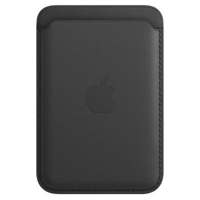 Чохол до мобільного телефона Apple iPhone Leather Wallet with MagSafe - Black (MHLR3ZE/A)