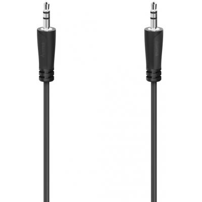 Кабель мультимедійний 3.5 mm Jack - 3.5 mm Jack Stereo 3 m Black Hama (00205115)