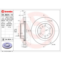 Brembo brake disc 09.B634.11
