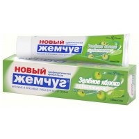 Toothpaste Novy Zhemchug Green apple + whitening 100 ml (4600697171302)