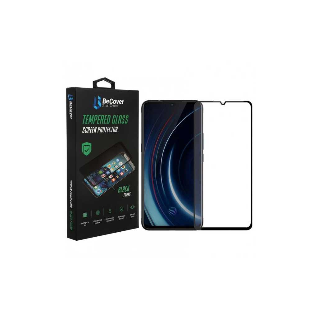 Скло захисне BeCover Vivo Y15s / Y15a Black (707250) Скло захисне BeCover Vivo Y15s / Y15a Black (707250)