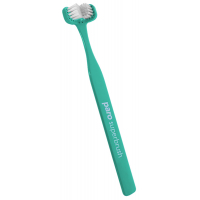 Toothbrush Paro Swiss Superbrush three-sided turquoise (7610458007242-turquoise)