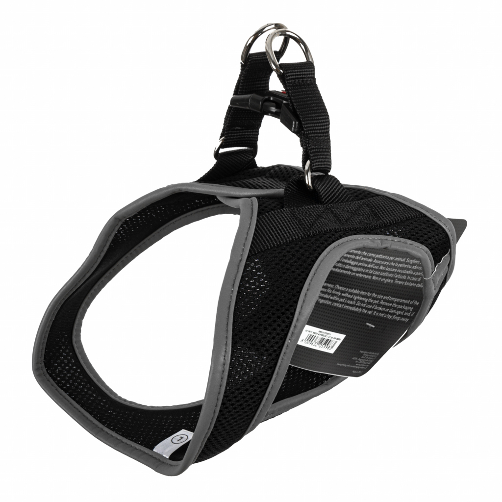 Шлея для собак GimDog Alfresco L неопрен 47-50 см чорна (8009632059983)