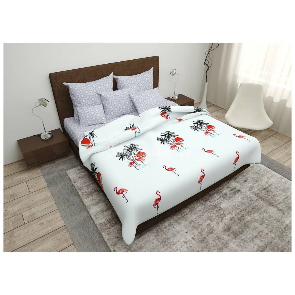 Постільна білизна MirSon Бязь Premium 17-0268 Garland Євро (2200002110389)