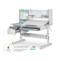 Desk Evo-kids Florida Multicolor Blue (Evo-52 WG + BL Multicolor)