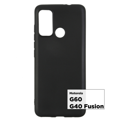 Чохол до мобільного телефона Armorstandart Matte Slim Fit Motorola G60 / G40 Fusion Black (ARM64732)