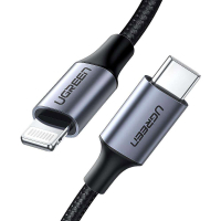 Дата кабель USB-C to Lightning 2.0m US304 20V/3A 60W Black Ugreen (60761)