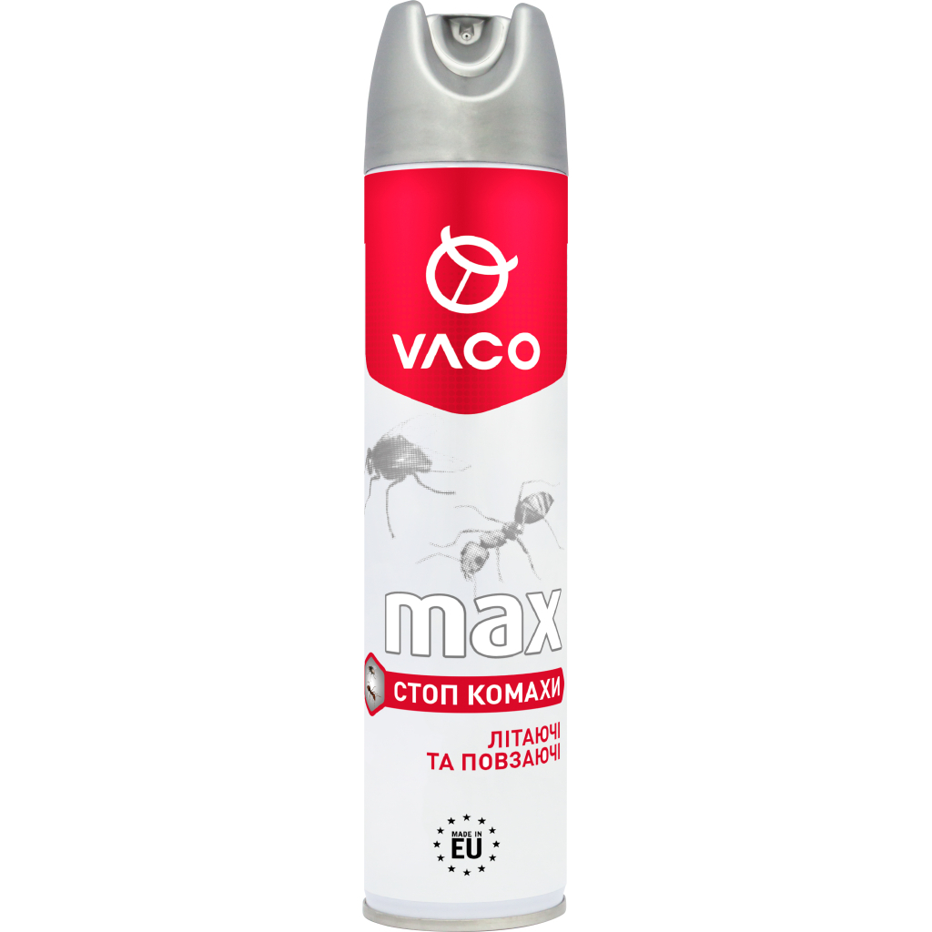 Аерозоль від комах Vaco Max Універсальний від літаючих та повзаючих комах 300 мл (5901821952668)