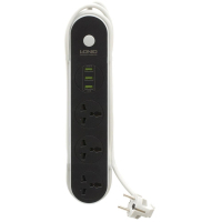 Network power filter LDNIO SC3301, 3 outlets+3USB (SC3301)