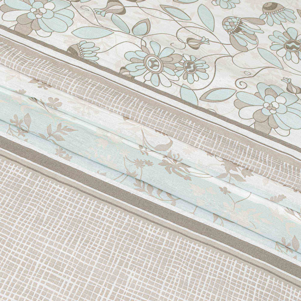 Постільна білизна Home Line Затишок капучино-ментоловий бязь полуторний (173537) Постільна білизна Home Line Затишок капучино-ментоловий бязь полуторний (173537)