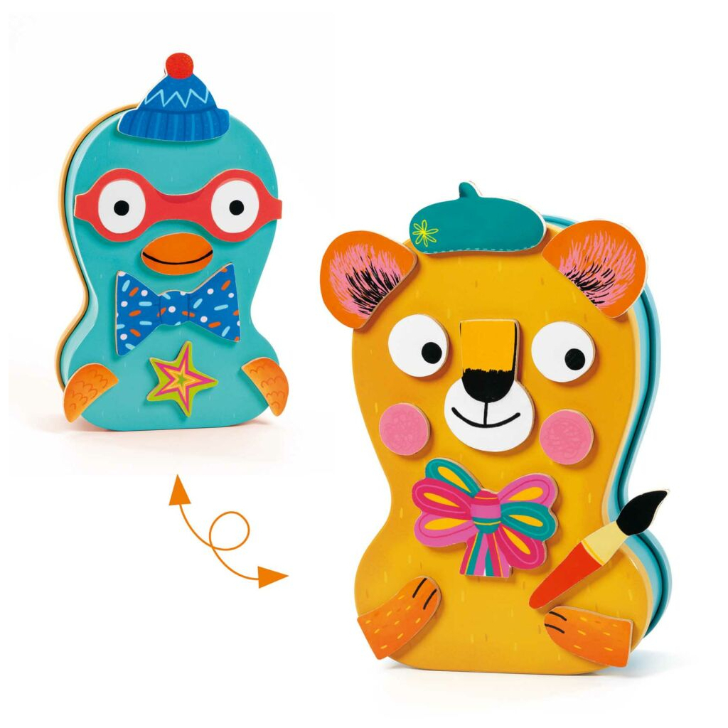 Настільна гра Djeco Магнітна гра Портрети (DJ03087)