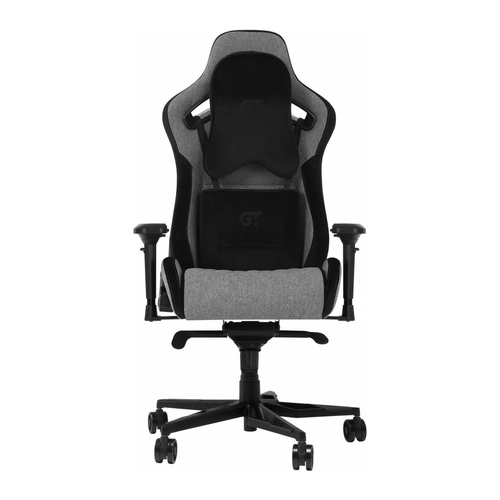Крісло ігрове GT Racer X-0724 Fabric Gray/Black Suede