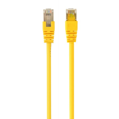 Патч-корд 0.25м FTP cat.6 CCA yellow Cablexpert (PP6-0.25M/Y)