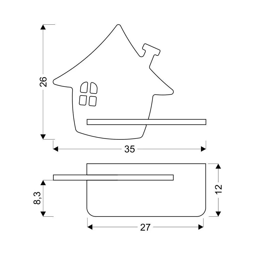 Світильник Candellux HOUSE (21-85214) Світильник Candellux HOUSE (21-85214)