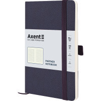 Notebook Axent Partner Soft Skin 125x195 mm in a flexible cover 96 sheets in a cell Blue (8616-02-A)