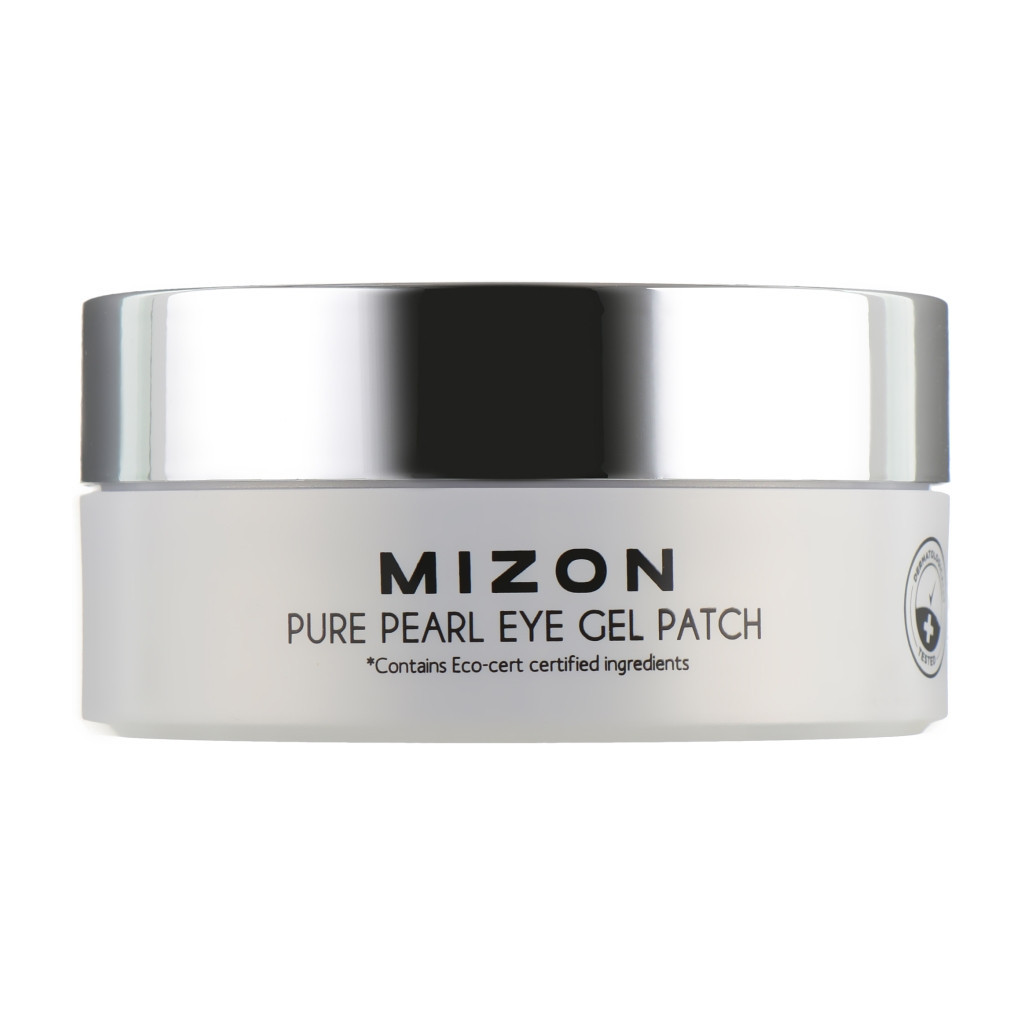 Патчі під очі Mizon Pure Pearl Eye Gel Patch Гідрогелеві З екстрактом білих перлів 60 шт. (8809579273158)