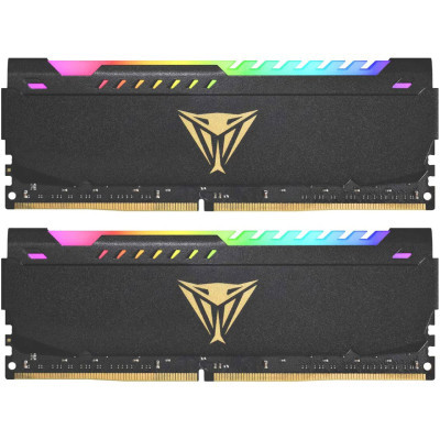 Модуль пам'яті для комп'ютера DDR4 64GB (2x32GB) 3600 MHz Viper Steel RGB Patriot (PVSR464G360C0K)