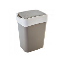 Garbage container Aleana Euro Cappuccino / cocoa 10 l (aln 122066/cappuccino/cocoa)