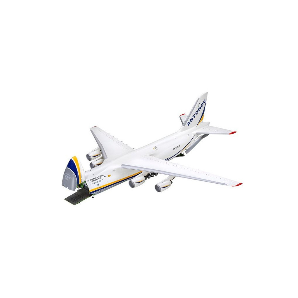 Збірна модель Revell Вантажний літак АН-124 Руслан рівень 5 масштаб 1:144 (RVL-03807)