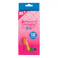 Colored pencils Yes 12 pcs Barbie pink (290719)