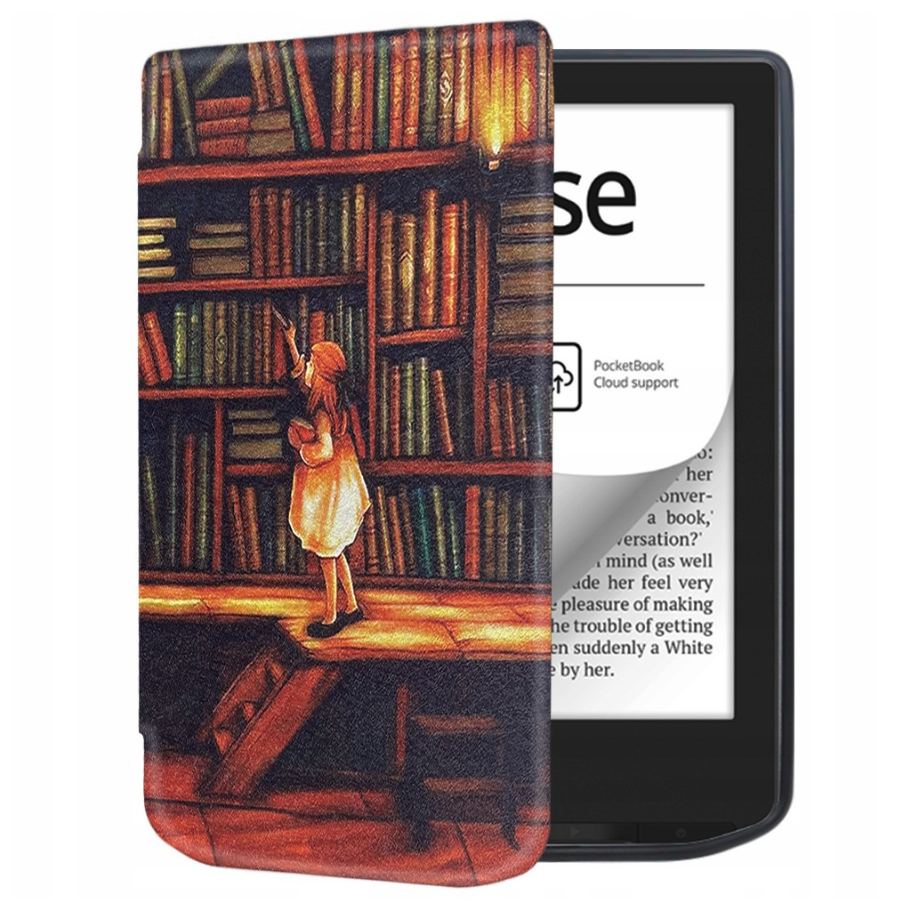 Чохол до електронної книги BeCover Smart Case PocketBook 629 Verse / 634 Verse Pro 6" Library Girl (710975)