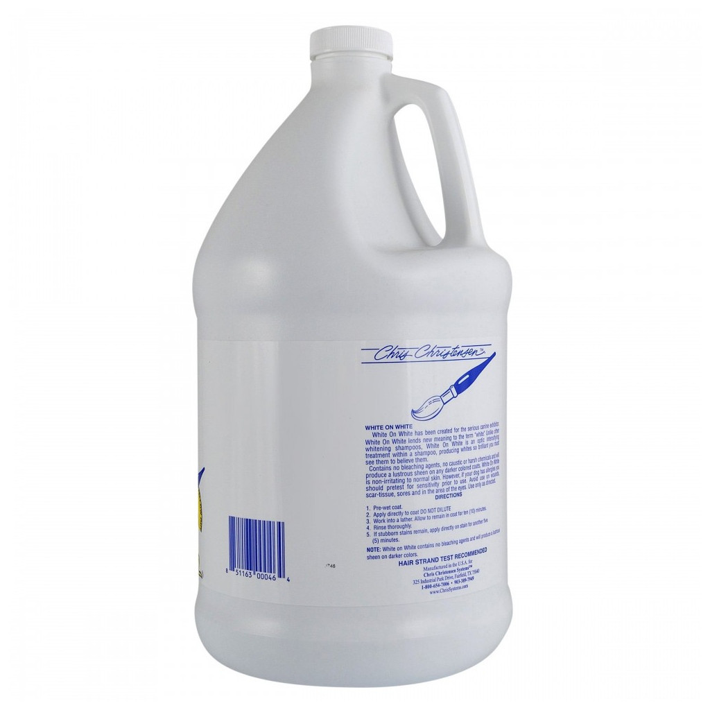 Шампунь для тварин Chris Christensen White on White 3.8 л (851163000464) Шампунь для тварин Chris Christensen White on White 3.8 л (851163000464)