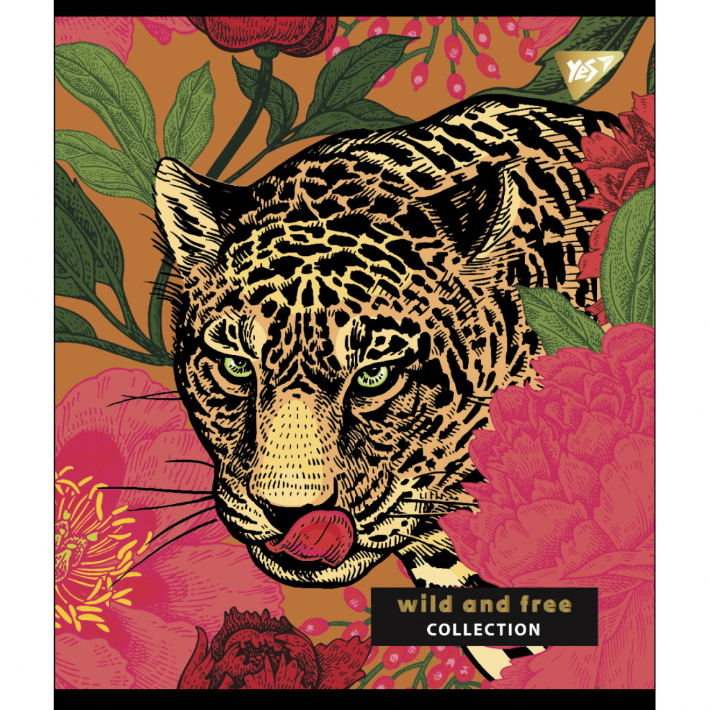 Зошит Yes А5 Wild and free 96 аркушів клітинка (766902)