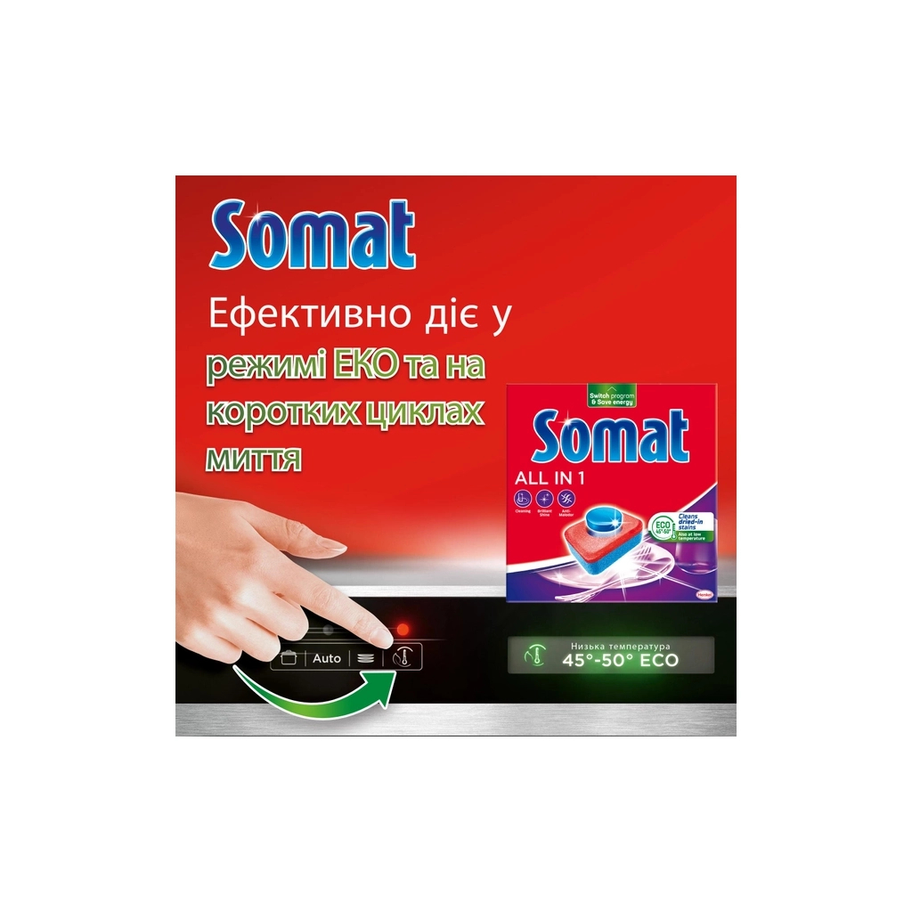 Таблетки для посудомийних машин Somat All in 1 Extra 24 шт. (9000101809466)