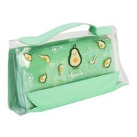 Pencil case Cool For School Handbag 2 in 1 2 compartments Turquoise (CF87208)