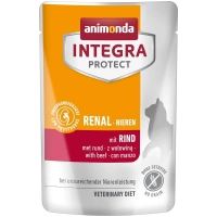 Вологий корм для кішок Animonda Integra Protect Renal pouches with beef при хворобах нирок (4017721866330)