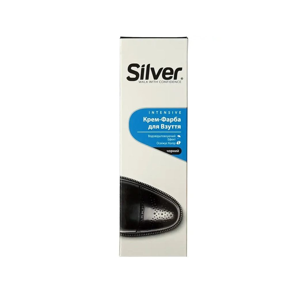 Фарба для взуття Silver Чорна 75 мл (8690757000693)