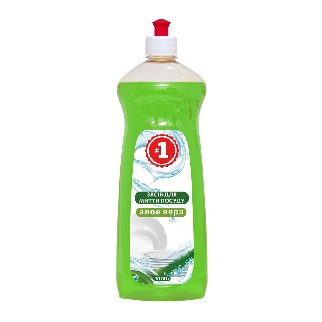 Засіб для ручного миття посуду #1 Алое вера 1 кг (4820270631355)
