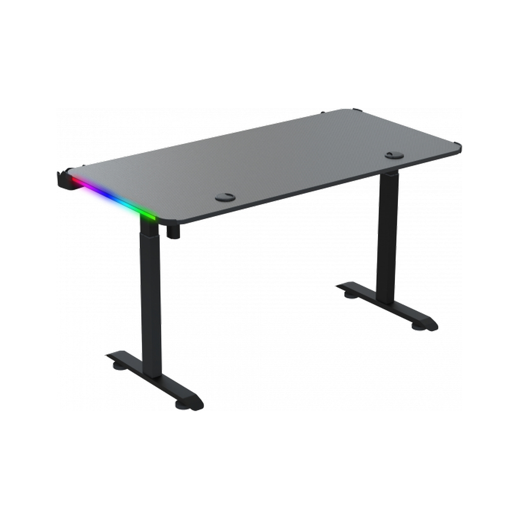 Комп'ютерний стіл GT Racer T-1231 Black (T-1231 (120x60x73-117) Black)