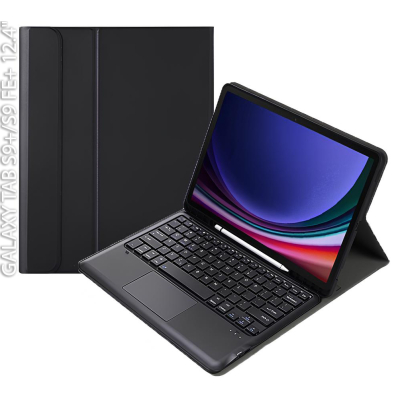 Чохол до планшета BeCover Keyboard+TouchPad Samsung Tab S9 Plus (SM-X810/SM-X816)/S9 FE Plus (SM-X610/SM-X616) 12.4" Black (712368)
